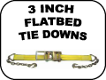 3 inch flatbed tie downs