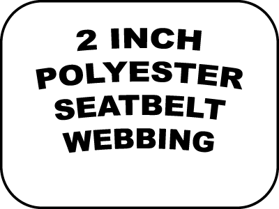 2 inch polyester seatbelt