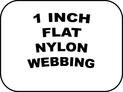 1 inch flat nylon