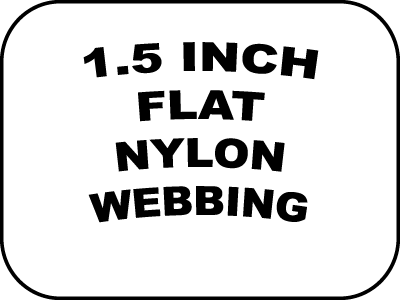 1.5 inch flat nylon