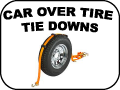 car over tire tie-Downs
