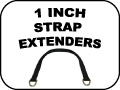 1 inch strap extenders