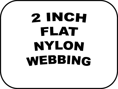 2 inch flat nylon