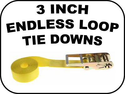 3 INCH ENDLESS LOOP TIE DOWNS