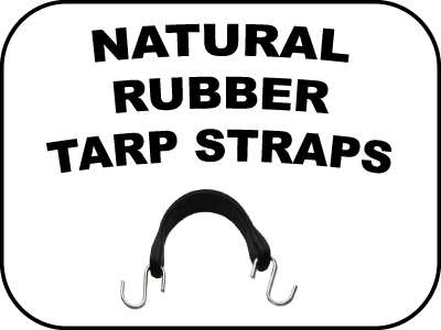 natural rubber tarp straps