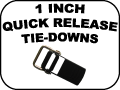 1 INCH QUICK RELEASE TIE-DOWNS