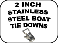 stainless steel boat tie downs - 2 Inch