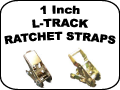 1 inch l-Track ratchet tie downs