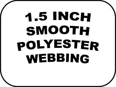 1.5 inch smooth polyester