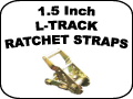 1.5 inch l-Track ratchet tie downs