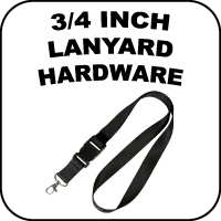 3/4 INCH PLASTIC LANYARD HARDWARE