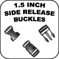 1.5 inch side release buckles