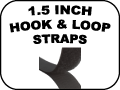 1.5 inch hook and loop straps