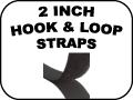 2 inch hook and loop straps