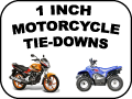 1 INCH MOTORCYCLE TIE DOWNS