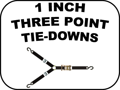 1 Inch Three Point Tie-Downs