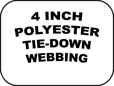 4 inch polyester