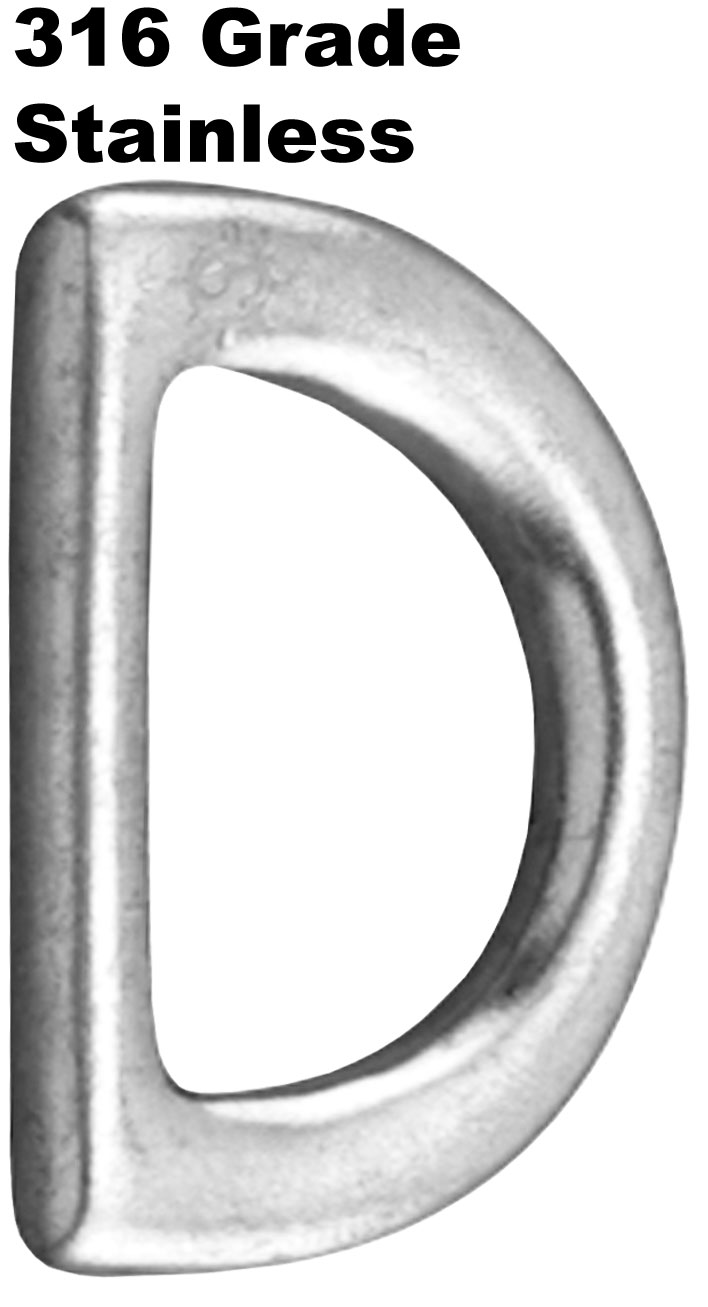 Mandala Crafts Metal D Ring - Heavy Duty D-Ring Bulk Pack - Non