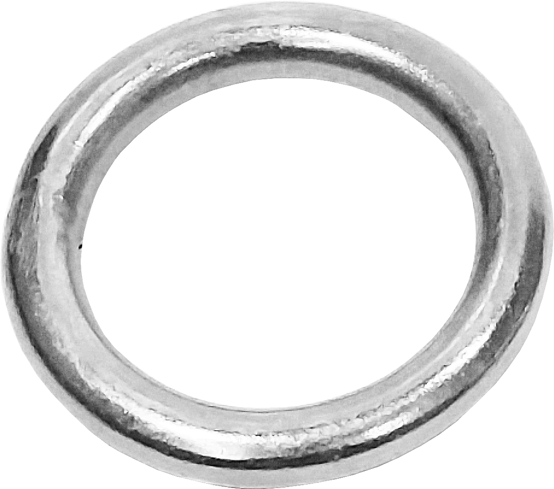 A2 Stainless Steel Round Rings Heavy Duty Solid Metal O Ring Welded OD  20~100mm